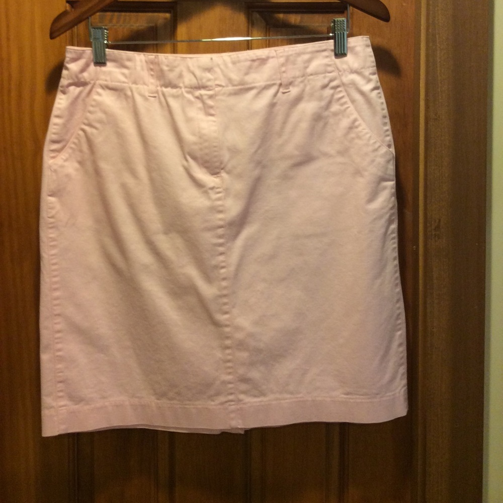 Brooks Brothers pink cotton skirt size 8